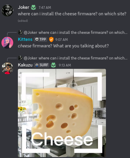Cheese Firmware