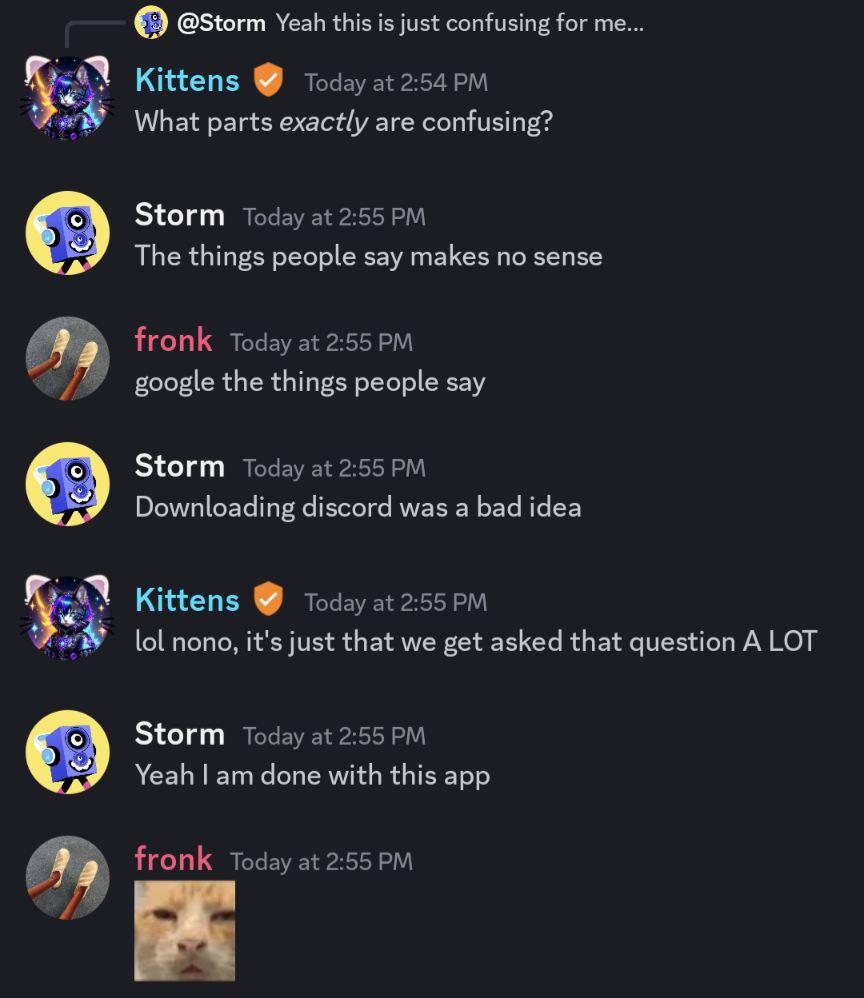 Things People Say Make No Sense